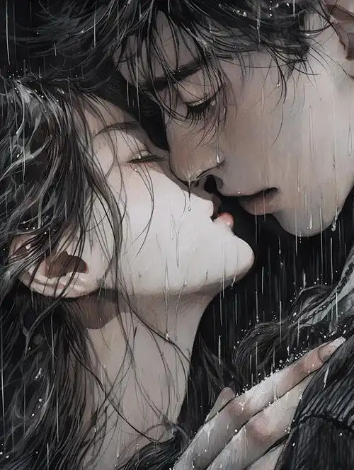 经典欧美电影铁轨上的黄昏